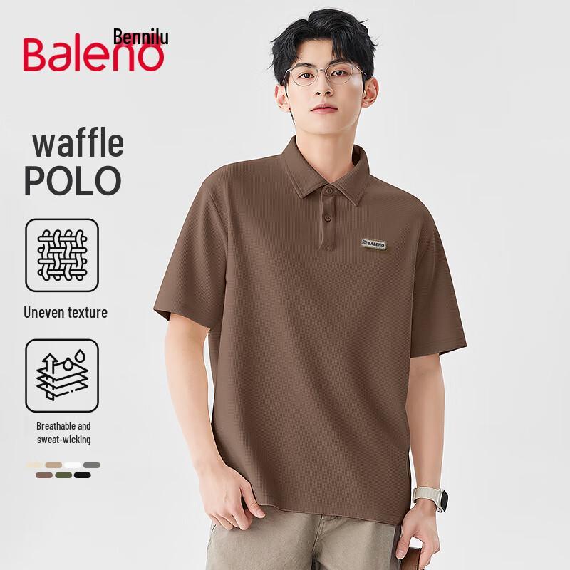 Baleno Men s Waffle Knit Polo Shirt 3XL
