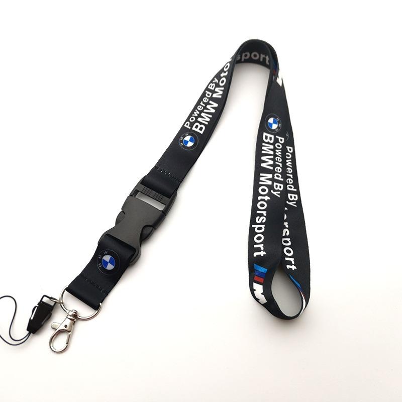 ZDNE2 BMW Emblem Nylon Lanyard Printing Style Long short Keychain For BMW M Performance E90 E60 E46 1 2 3 4 5 7 Series Accessories