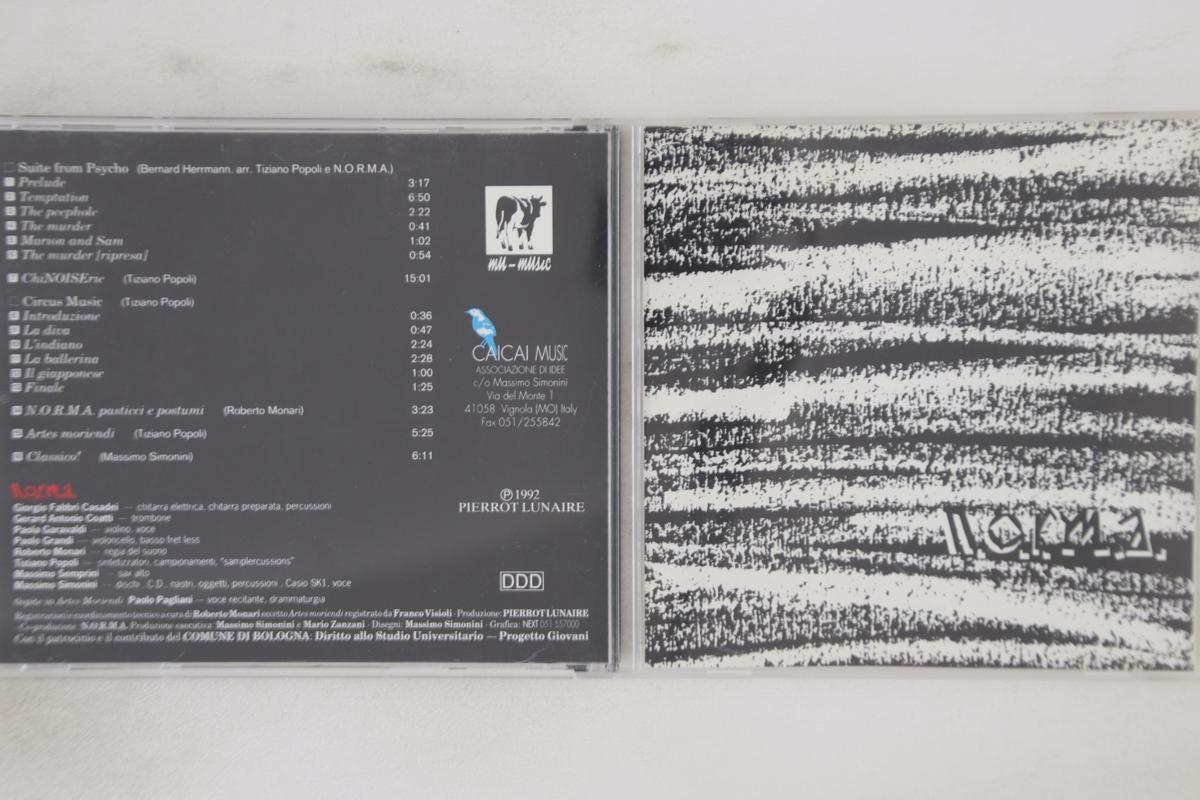 

CD НОРМА - Norma CAICAI002 CAICAI MUSIC 1992 Италия Джаз Б/У