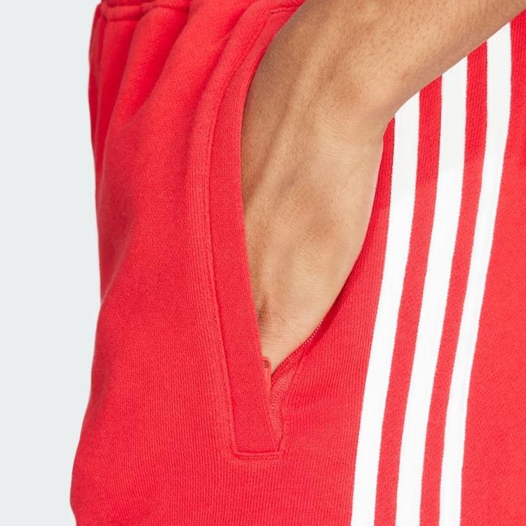 adidas 3-Stripe Shorts Asia Sizing 'Red' Men's IM9425
