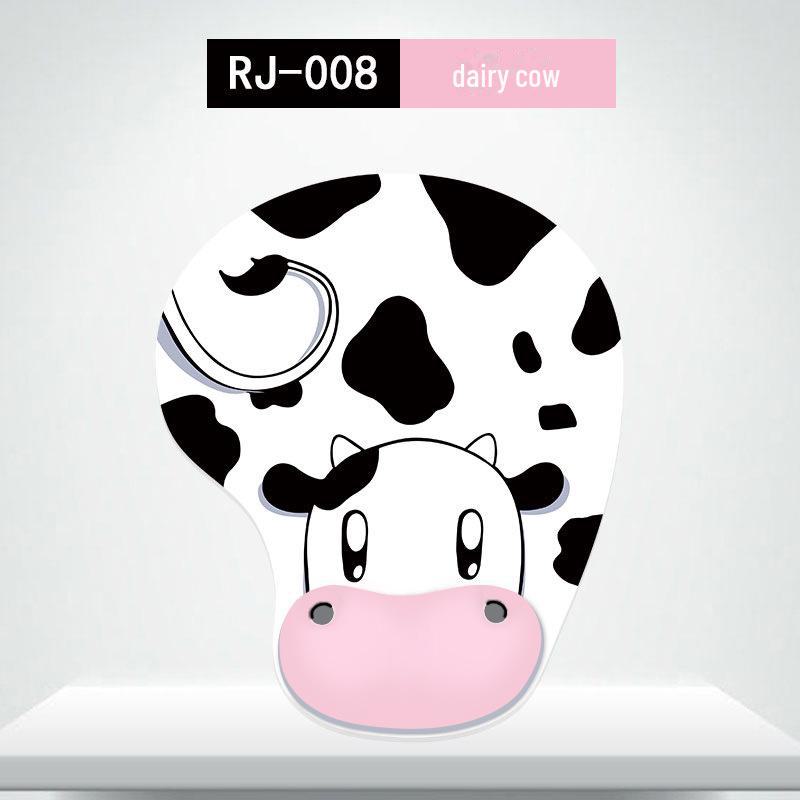 Personalisiertes rutschfestes Mauspad mit Cartoon-Handgelenkauflage aus Silikon