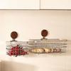 Stainless Steel Kitchen Wall Hanging Rack Walnut Hanging Onion Storage Box  Fruit