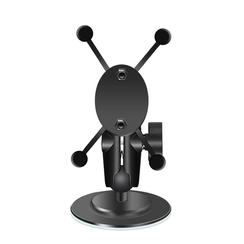 1 inch Ball Head Adapter Car Dashboard Suction Cup Round Plate with Adhesive TapeSticker for GPS Smartphones Camera Accessories