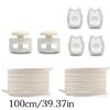Lacets de Chaussures Élastiques Avec Fermoirs à Cordon 3 mm de Large 100 cm de Long Lacets Baskets Lacets Pour Hommes Femmes Adolescents Enfants