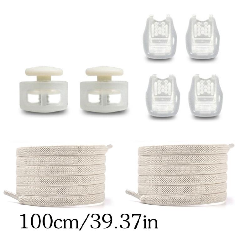 Lacets de Chaussures Élastiques Avec Fermoirs à Cordon 3 mm de Large 100 cm de Long Lacets Baskets Lacets Pour Hommes Femmes Adolescents Enfants