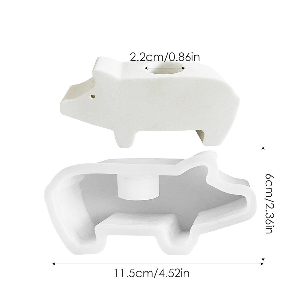 

Candle Holder Mold Animal Shape Pillar Candle Holder Mold Decorative Mould For Making Candlestick Plaster Moulds For Home Decor