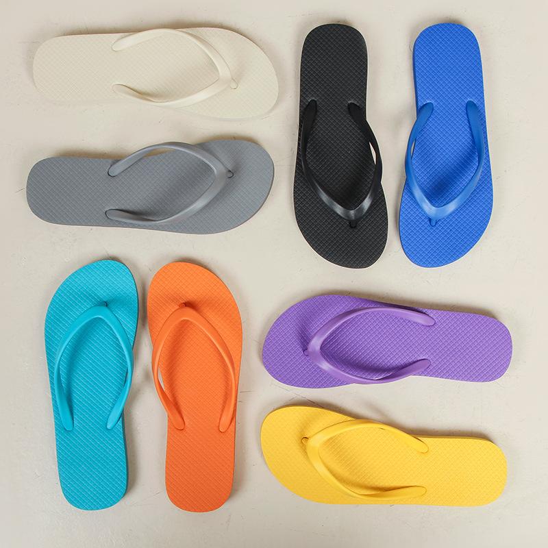 Beach Flip-flops Cool Slippers Women's Fashion Solid Color Versatile New Simple Classic Soft Bottom Summer Flip-flops Women