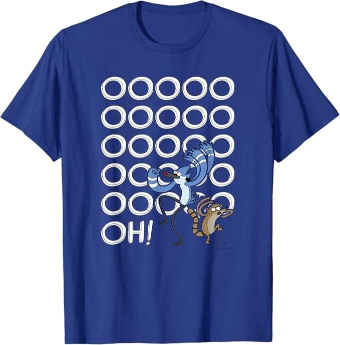 Regular Show Mordecai And Rigby Ooooohs Tshirt S