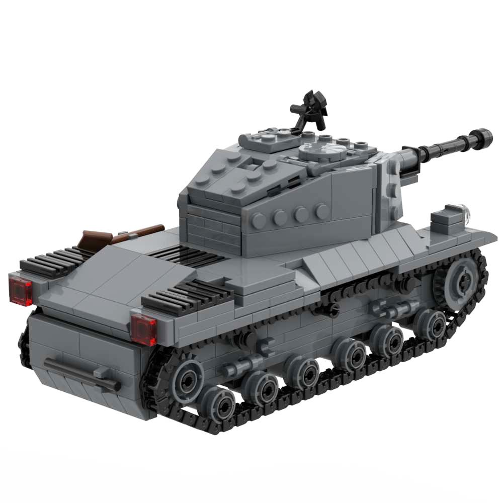 Militär Japanische Armee Baustein Spielzeug Wolseley-Sumida gepanzertes Fahrzeug Typ 2 KA-MI Amphibienpanzer Typ 3 Bausteine Set