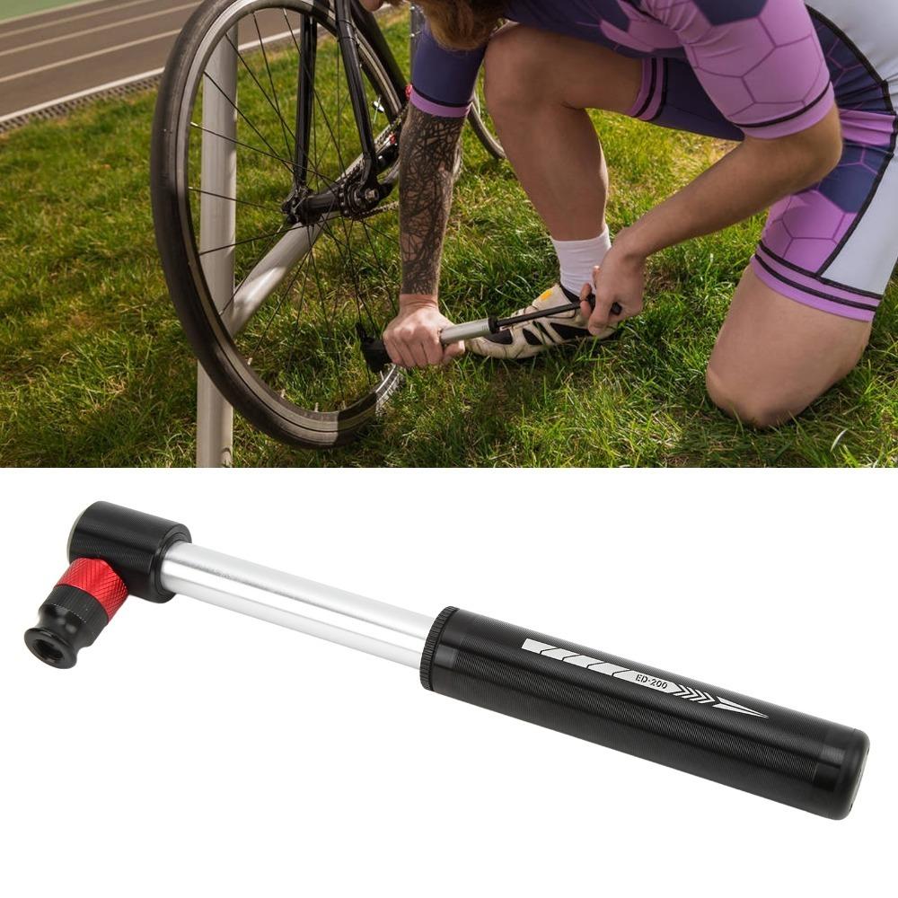 Aluminum Alloy Cycling Mini Pump 12.8cm Length Bicycle Tire Pump Portable Small Bike Pump  Bike