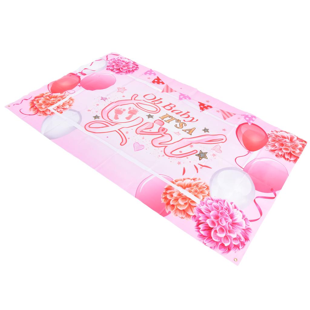 Baby Shower Backdrop Safe Easy Cleaning Exquisite Beautiful Baby Shower Decorations