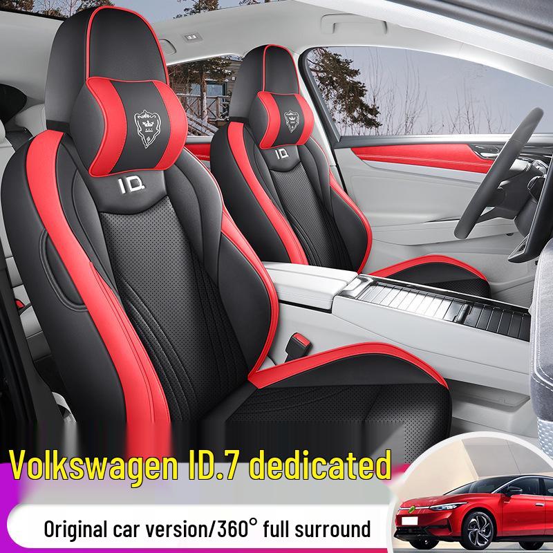2024 VW ID.7 First Edition Leather Seat Covers - All-Season, Full Surround Design