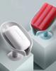 Drying Rack for Shower Sponge Container Kitchen Bathroom Accessories Drain Soap Holder Leaf Shape Soap Box Suction Cup Tray