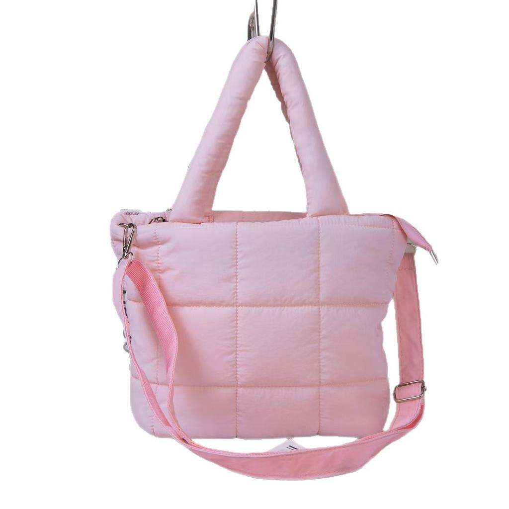 Women’s Large Quilted Crossbody Bag: Puffy Wallet & Makeup Shoulder Bag, Casual Style, Spacious Design