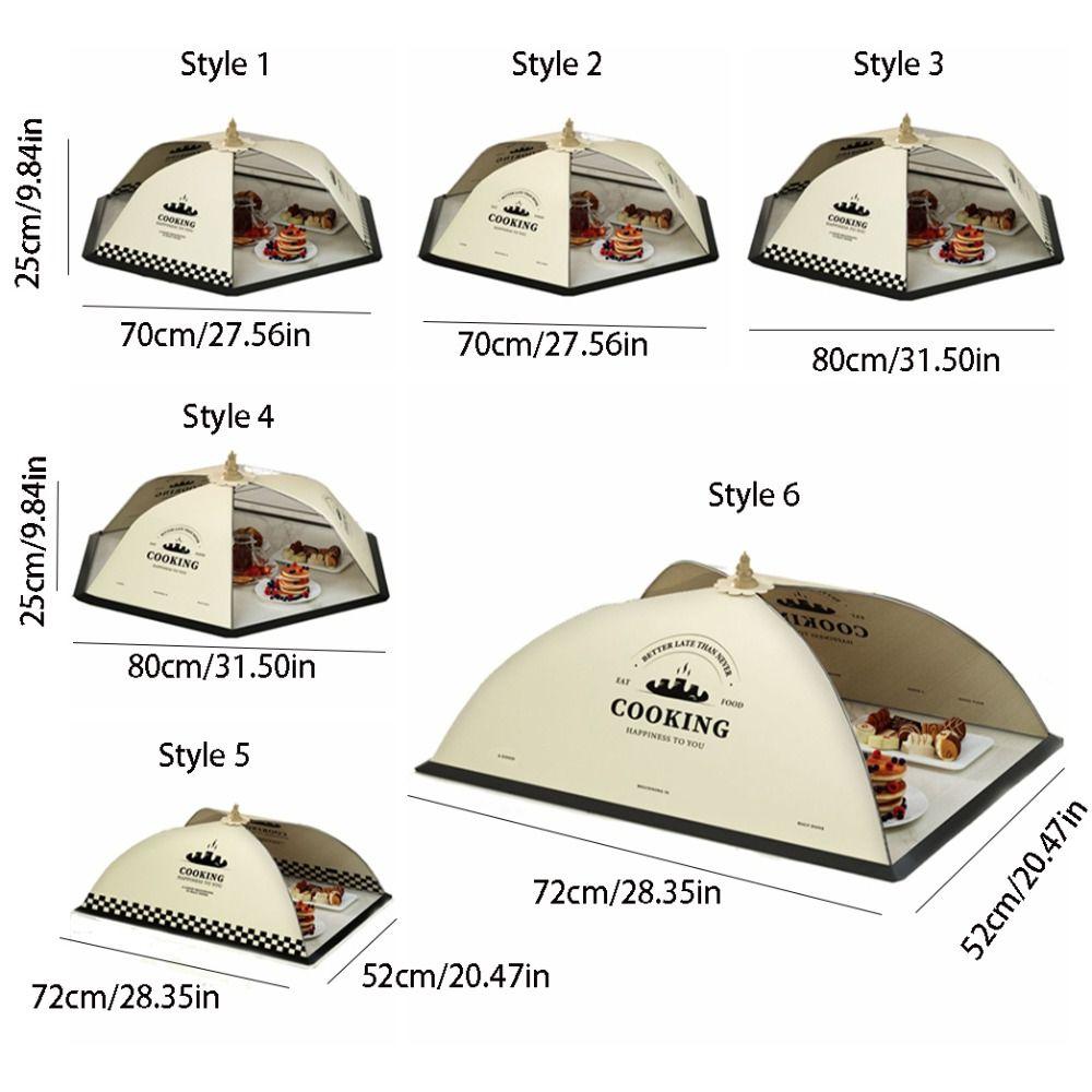Breathable Meal Cover Foldable Food Tent Kitchen Gadgets Vegetable Umbrella Picnic