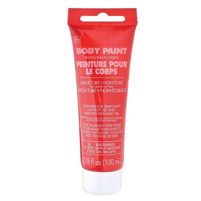Vernice rossa per il corpo per Halloween - 96,4 g (1 pezzo) Vivaci e facili da usare, perfetti per costumi, trucchi e feste