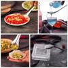 Stainless Steel Home Cooking Dinner Strainer Kitchen Gadgets Slotted Spoon Caviar Spoon Kitchen Tool