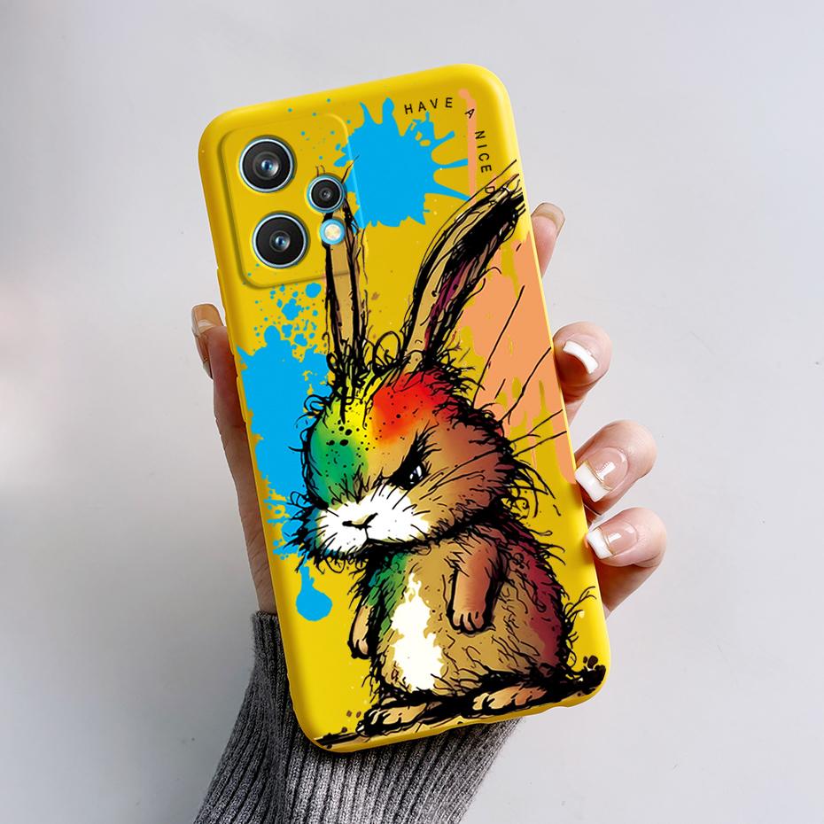 Süße Panda Cartoon Handyhülle Für Realme 9 4G 9 Pro Plus Schutzhülle Weiches TPU Funda Für OPPO Realme 9 4G Hülle Bumper