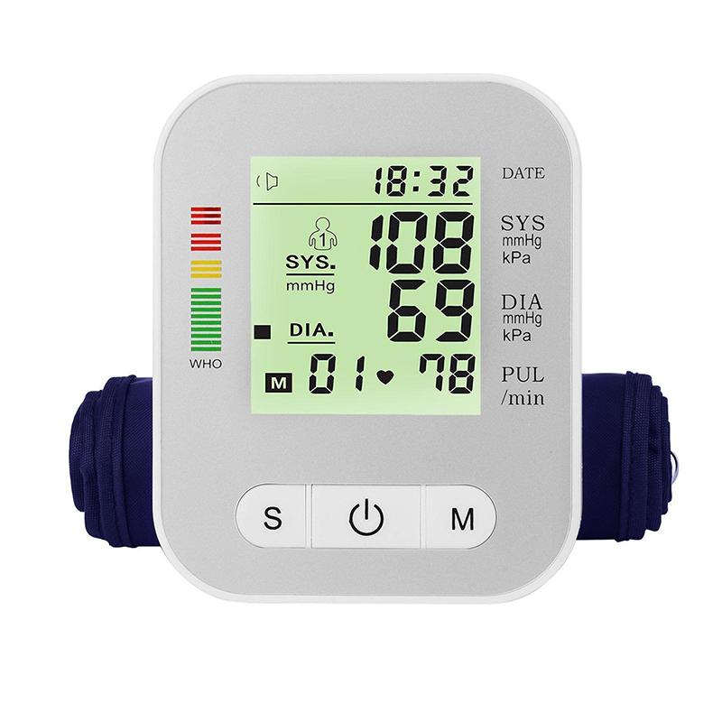 Cyfrowy Automatyczny Elektroniczny Inteligentny Ciśnieniomierz Maszyna Mankiet na Ramię