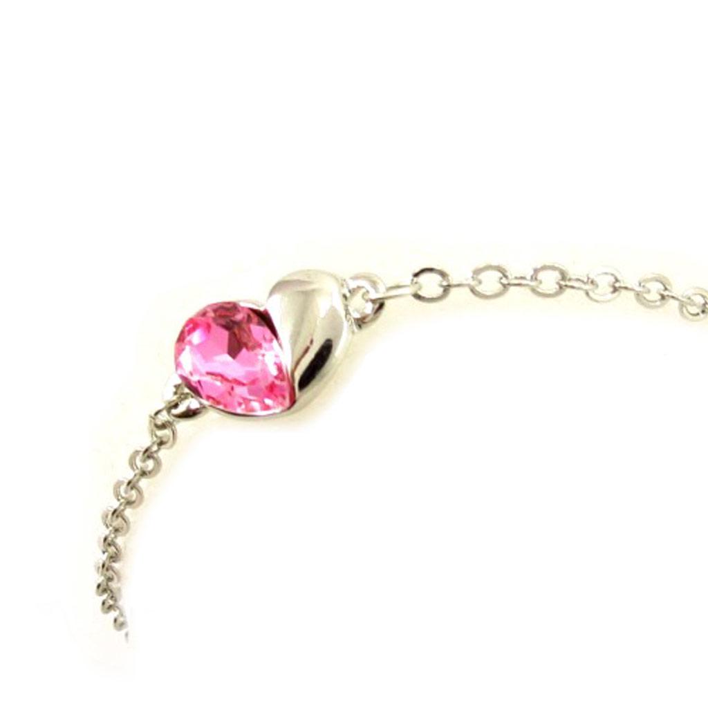 Les Trésors De Lily [K7017] - Designer-Schmuckset 'Love' rosa (2 Teile)