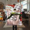 Coperta in Flanella con Stampa Personaggio One Piece, Alta qualità Confortevole per Tutte le Stagioni, Arredamento per la Casa, Calore e Comfort, Perfetta per Regali di Natale