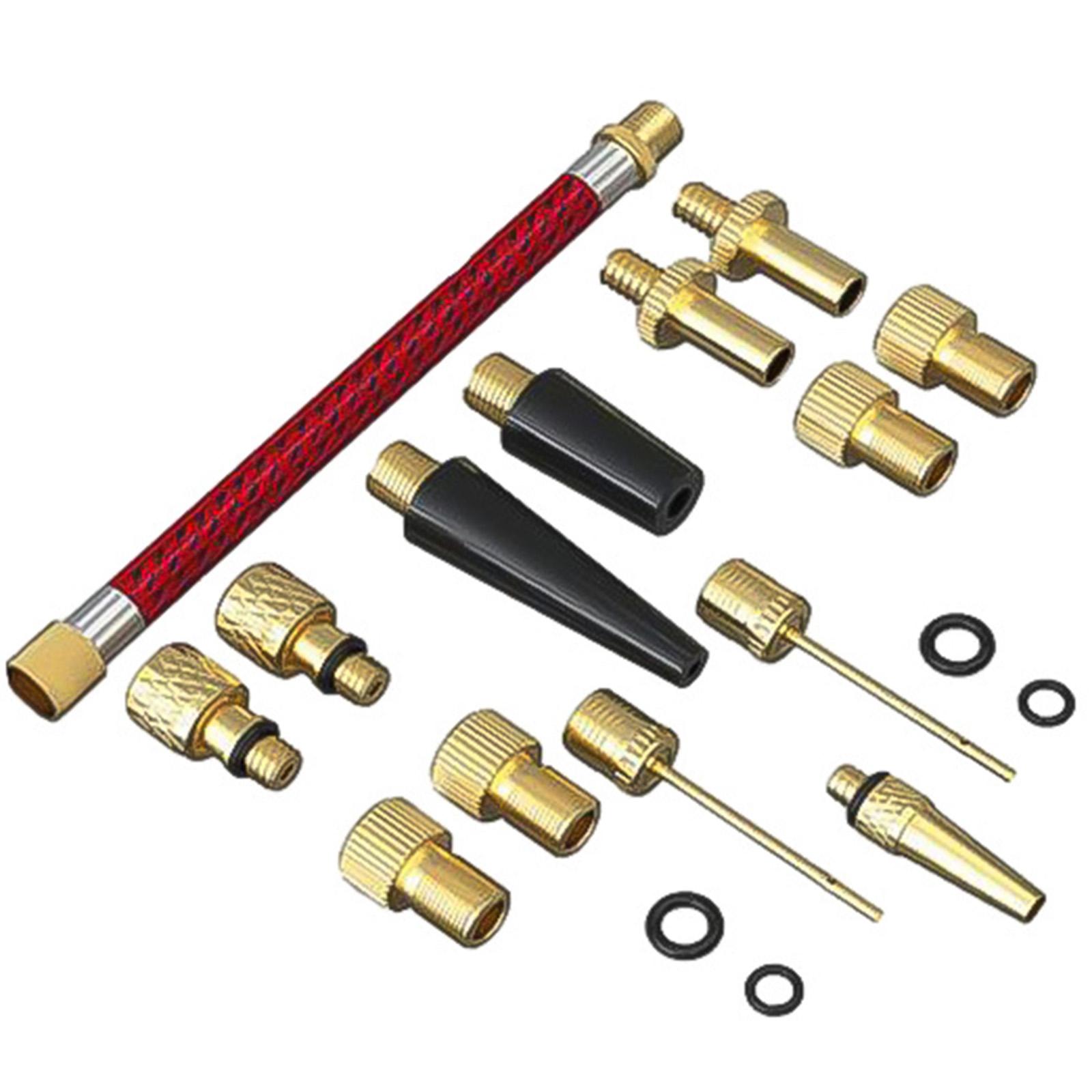 Адаптер велосипедного клапана Воздушные шары Разъем для велосипедного насоса 18set