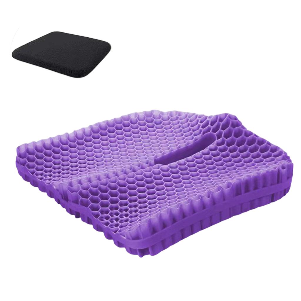 Ergonomic Cushion with Removable Cover, Breathable Pressure and Tailbone Support for Chair, Car, Wheelchair, Long Sitting