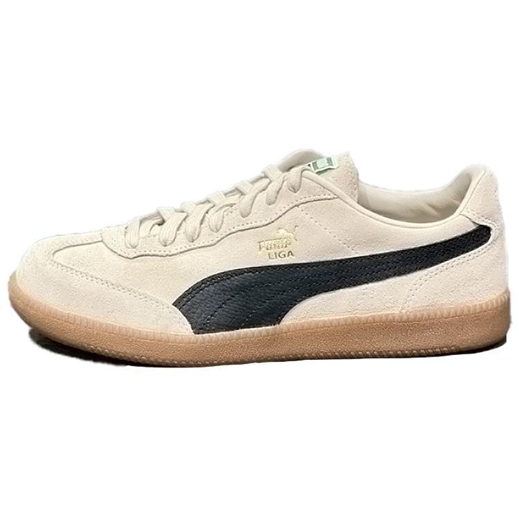 PUMA Liga Suede Leather FS Beige Men s 387745-02 EU 35.5