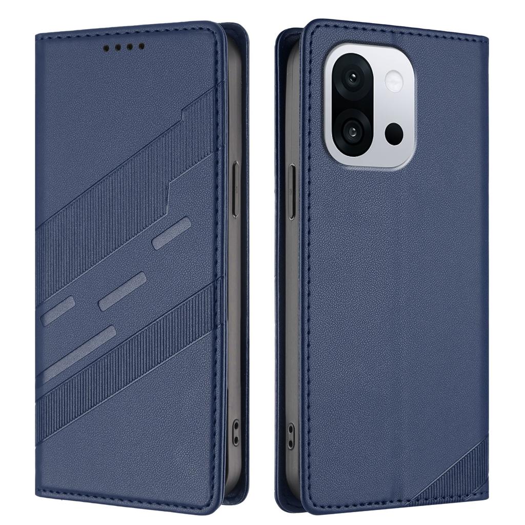 Etui na telefon OnePlus 13T 5G w stylu punk z wytłoczonym wzorem, portfel ze stojakiem, skórzany pokrowiec
