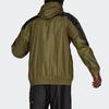 adidas Training Running Woven Hooded Jacket Men Outerwear Olive GT3744