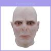 Máscara Realista de Harry Potter Lord Voldemort Headgear de Cosplay de Alta Qualidade