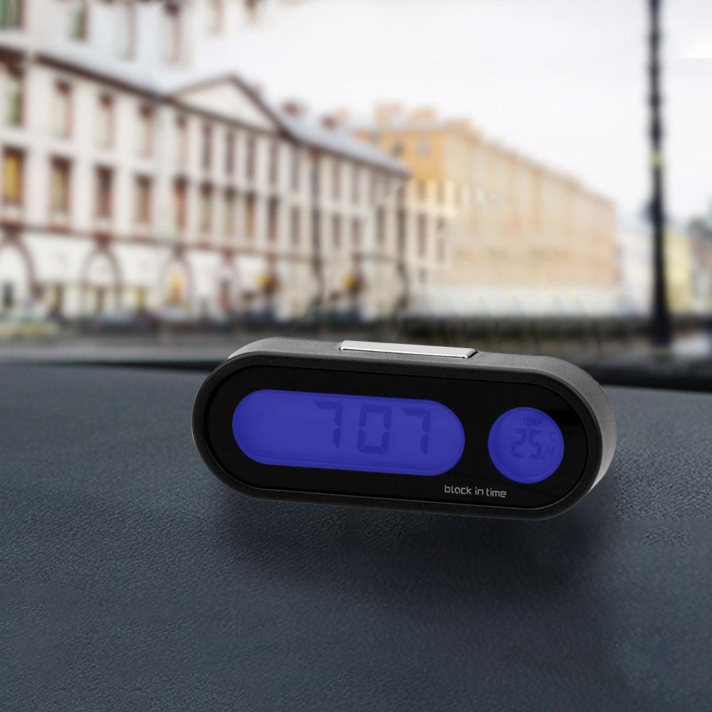 

Digital Clock Lithium Cell Battery 2 In 1 Car Decoration Thermometer Interior Accessories Mini Ornaments Automobiles Decoration Car-Styling