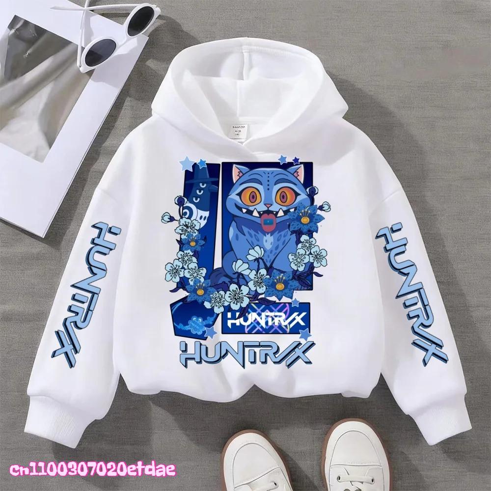 Kinderkleidung Modisch Niedlich KPop Dämonenjäger Mädchen Jungen Herbst und Winter Lässig Sportliche Kapuzenpullover Winter Warmes Oberteil