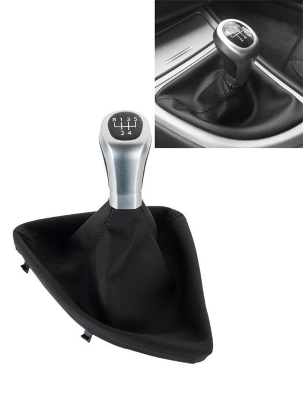 Gear Shift Knob Gearbox Gaiter Boot Cover Frame Collar for BMW 1 Series E81 E82 E87 E88 2003 - 2013