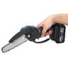 6 Zoll 3500W 388V Mini-Elektrokettensäge mit Anzeigebatterie Tragbares Kettensägen-Holzbearbeitungswerkzeug für 18V-Batterie