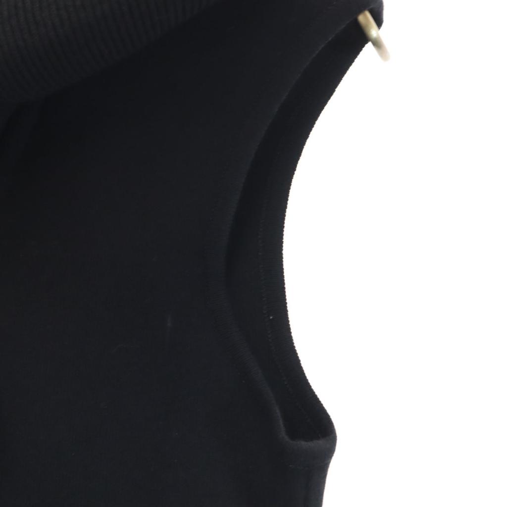 FOXEY 28689-KSTFF125NM-2 No Sleeve V Neck Cut 38 Black Women Used