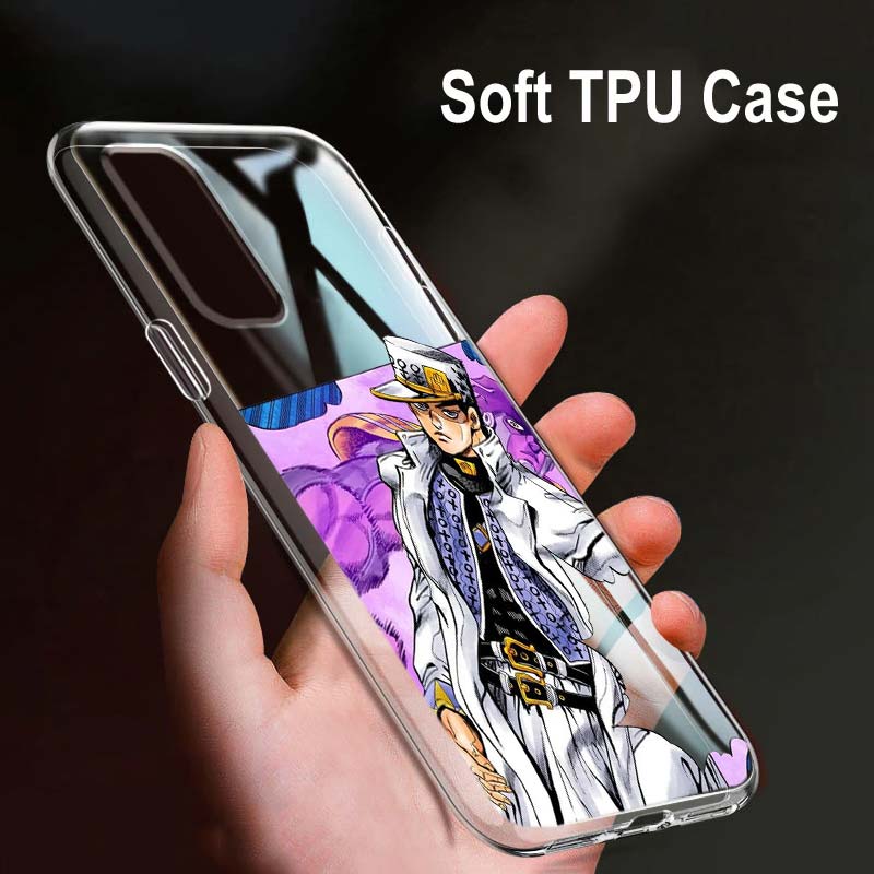 

Jojos Bizarre Adventure для OPPO Reno7 SE 6 5 ZF 4G 5G Find X2 X3 Neo Lite Pro Plus прозрачный мягкий чехол для телефона OPPO Reno5 F 4G