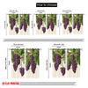 2pcs,2D Plane Printing Print Curtains Vineyard Bounty Polyester Woven (without Rod) All Seasons Ldeal for Various Room Types