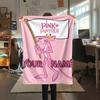 1pz Coperta in Flanella Personalizzata con Nome e Fantasia Pantera Rosa Adatta a Tutte le Stagioni per Arredamento Casa Calore e Comfort Regali Regalo Festivo