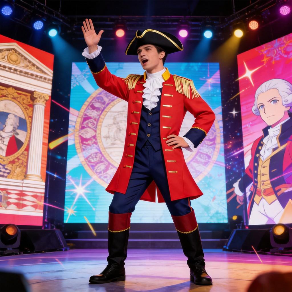 Herren Kolonialsoldaten Cosplay Kostüm Aus Polyesterstoff Für Anime Und Spiel Rollenspiel