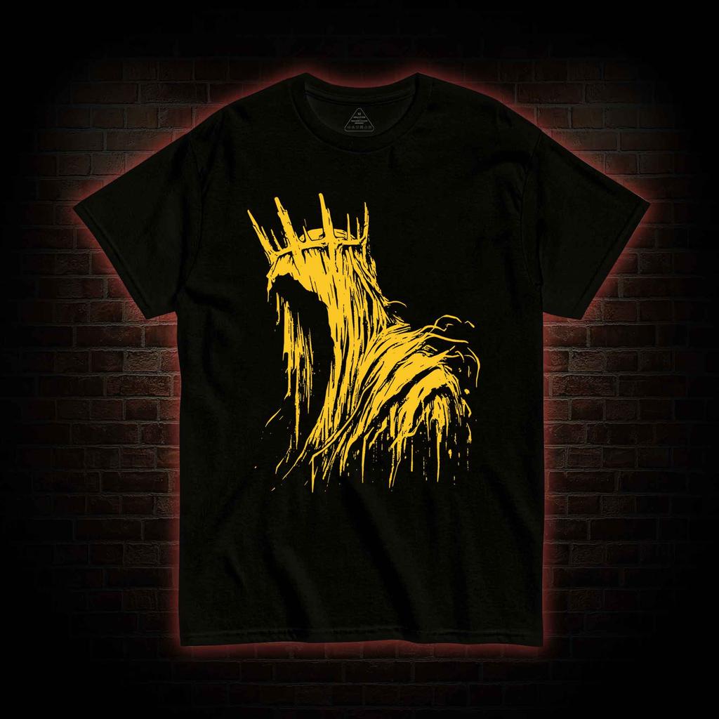 Unisex The King in Yellow Hastur Graphic TShirt Cthulhu Mythos Vintage Dark Art Black Metal Short Sleeve Cotton Tees Streetwear