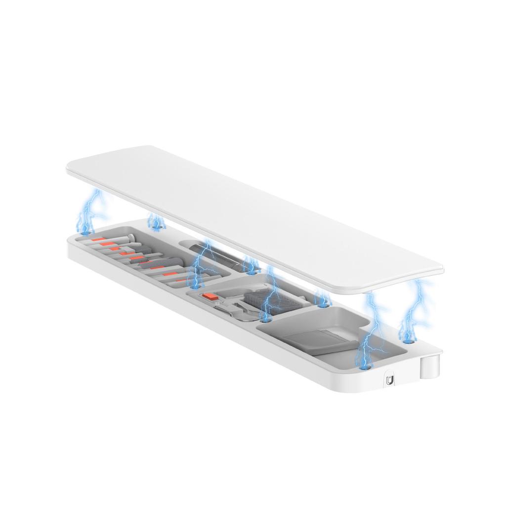 QS22 Multifunktionale Reinigungsset: 22-in-1 Leder-Schwamm & Büro-Handgelenkauflage für Tastatur