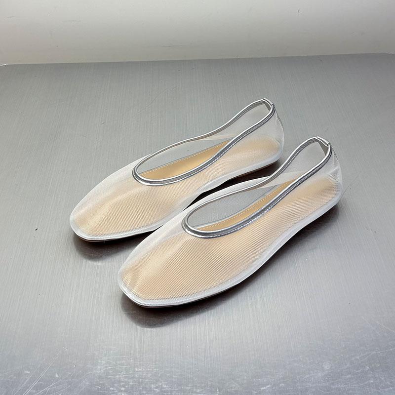 Fashion Fashion Mesh Footwear Breathable Flats Slip On Shoes For Women Luxury Female Slides Shallow Ladies Ballet Flats Dance Shoes