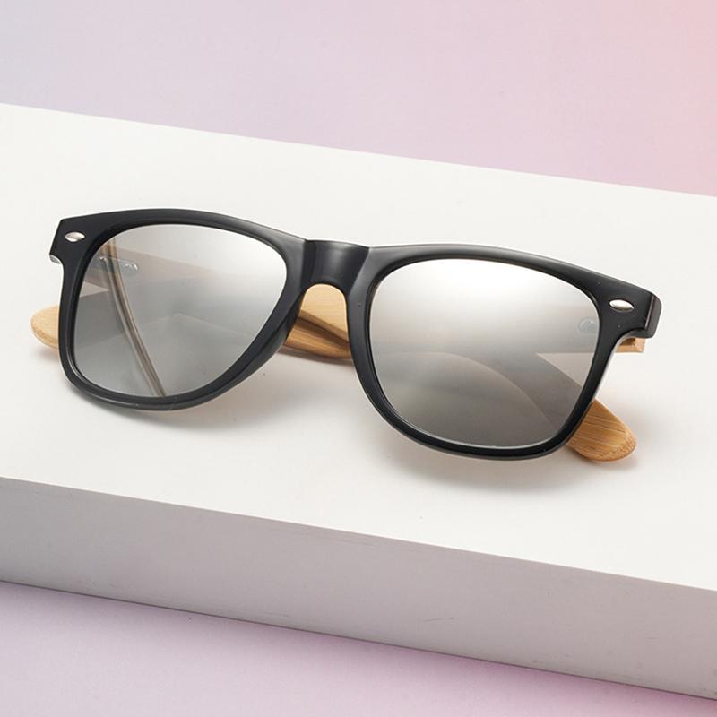New Vintage Square Sunglasses Women Men Wooden mirror legs Round Sun Glasses Female Eyewear for Male Female Eyeglasses