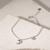 JEWNEL Silver925 Dolphin and Blue Cubic Ball Chain Bracelet (2 colors)