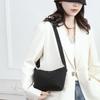 Women's Nylon Crossbody Bag Solid Color Large Capacity Shoulder Dumpling Bag