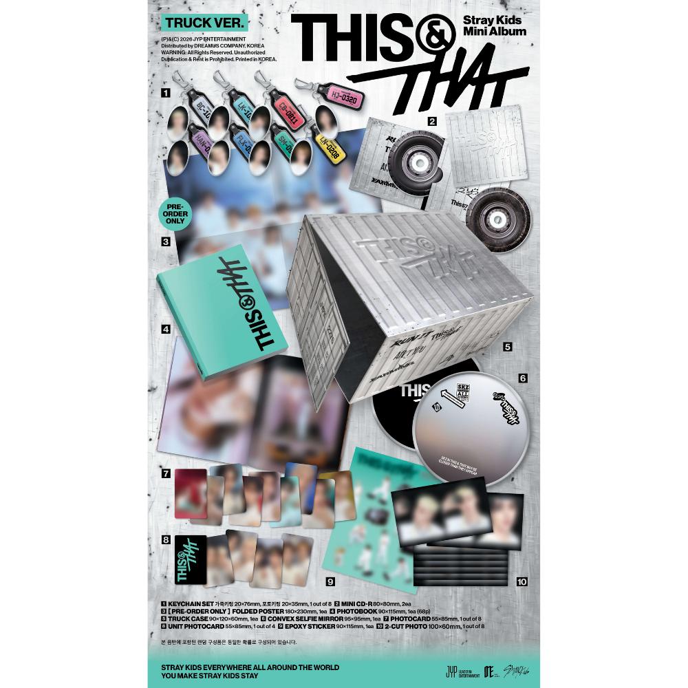 [VORBESTELLUNG] Stray Kids Mini-Album - THIS & THAT (Standardversion. & Limitierte Version)