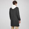 Hodo Men's Double-Sided Wool Coat with Removable Goose Down Liner