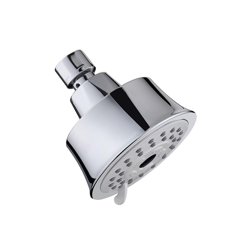 ABS Electroplating Three-speed Air-saving Water-saving Pressurized Small Top Spray Hanging Head Shower Shower Head (as the picture,ABS Plastic)