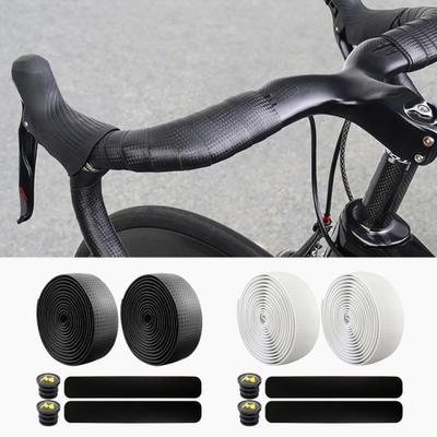 1 Set Bike Handlebar Strap Bike Handle Non-slip Buffering Mountain Shock-absorbing Sweat-absorbing Wrap Cycling Accessories